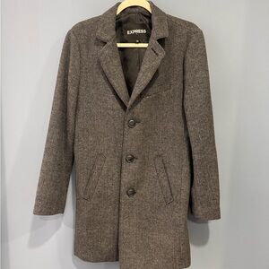 Express Men's dark gray Coat